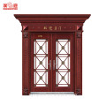 Chine fournisseurs commercial luxe cuivre bronze porte moderne en acier portes villa double porte porte